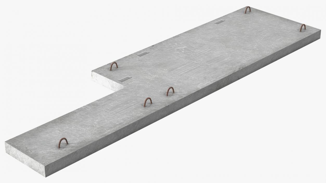 3D model Floor Concrete Panel