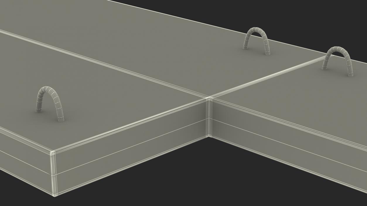 3D model Floor Concrete Panel