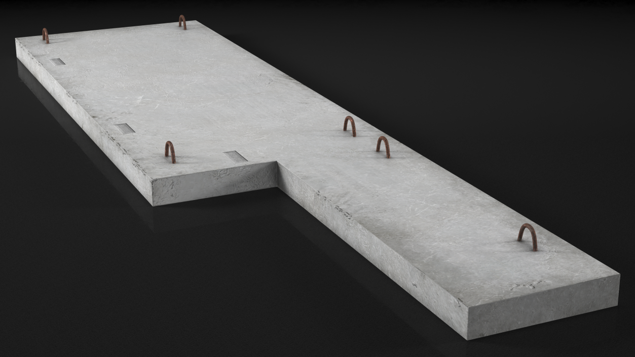 3D model Floor Concrete Panel