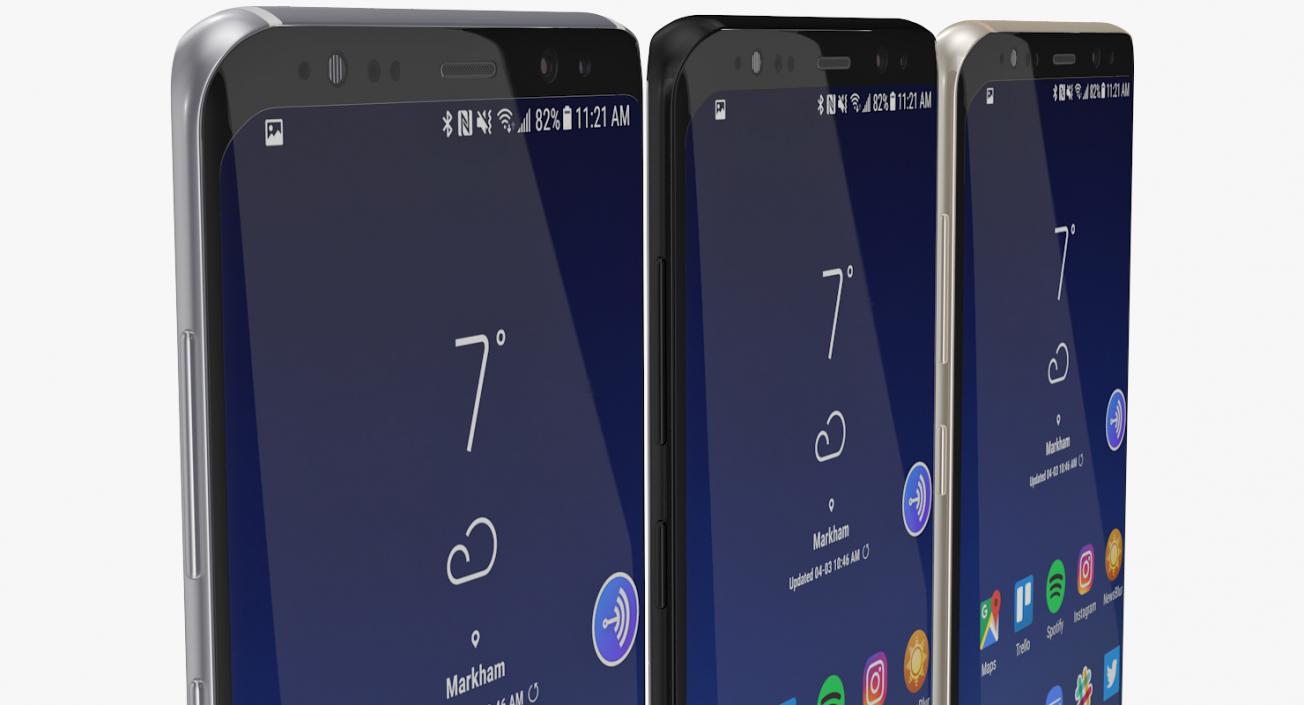 3D Samsung Galaxy S8 Collection model