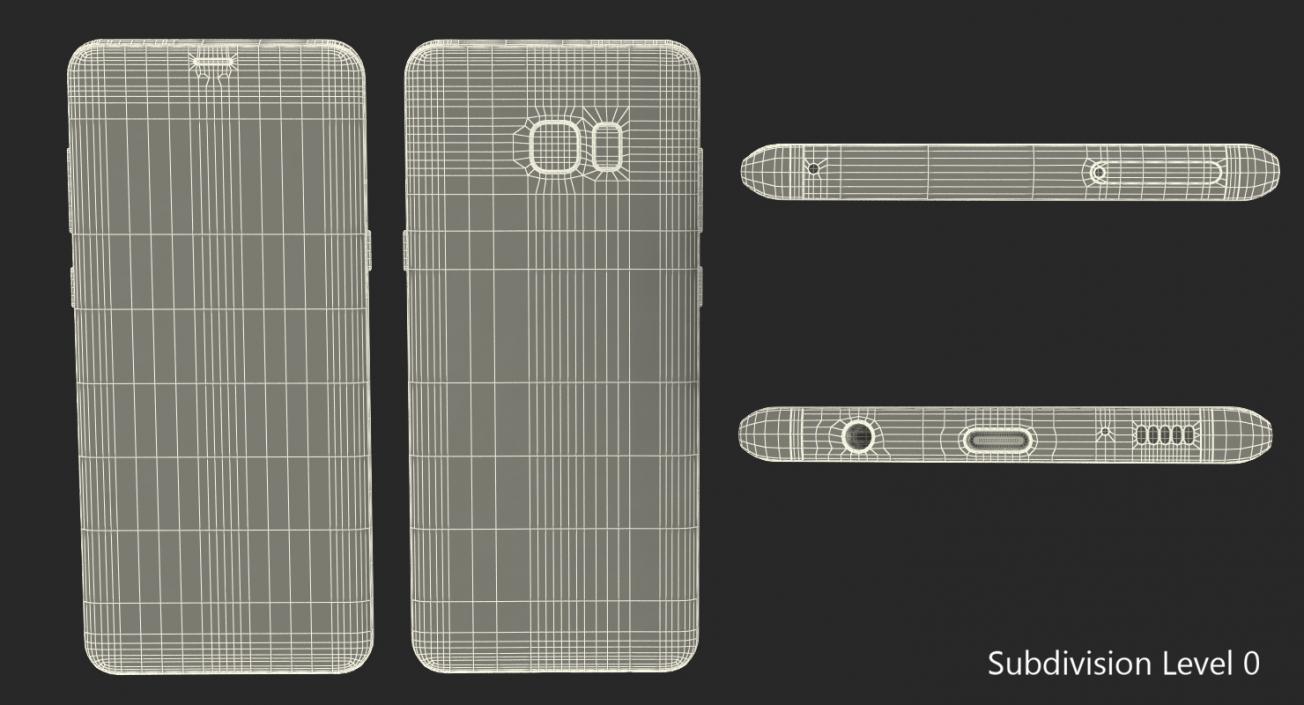 3D Samsung Galaxy S8 Collection model