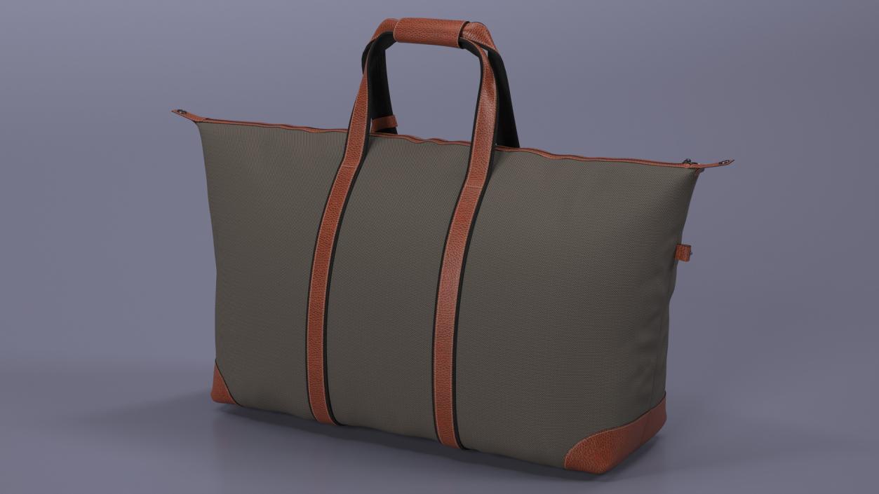 3D model Man Travel Bag LONGCHAMP Brown