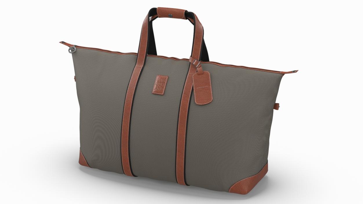 3D model Man Travel Bag LONGCHAMP Brown