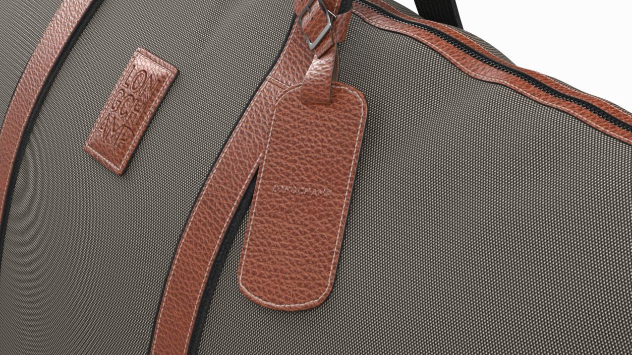 3D model Man Travel Bag LONGCHAMP Brown