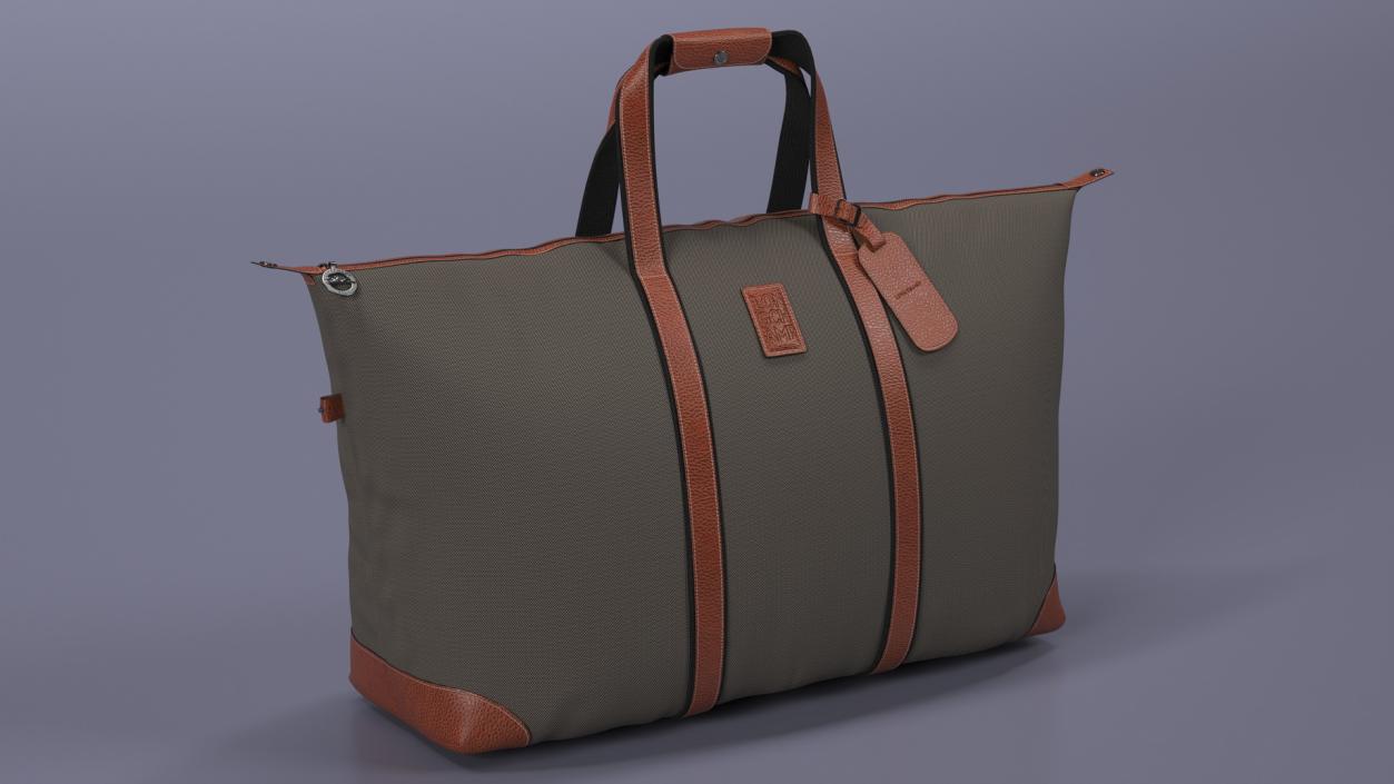 3D model Man Travel Bag LONGCHAMP Brown