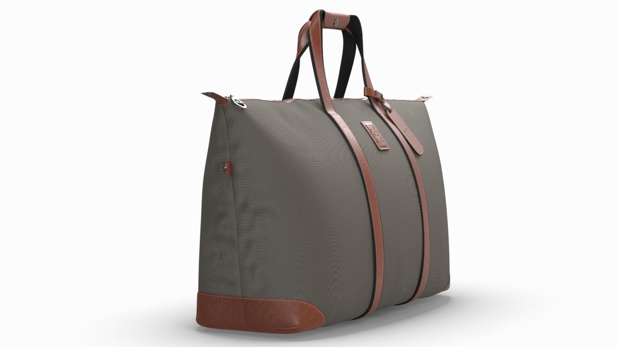 3D model Man Travel Bag LONGCHAMP Brown