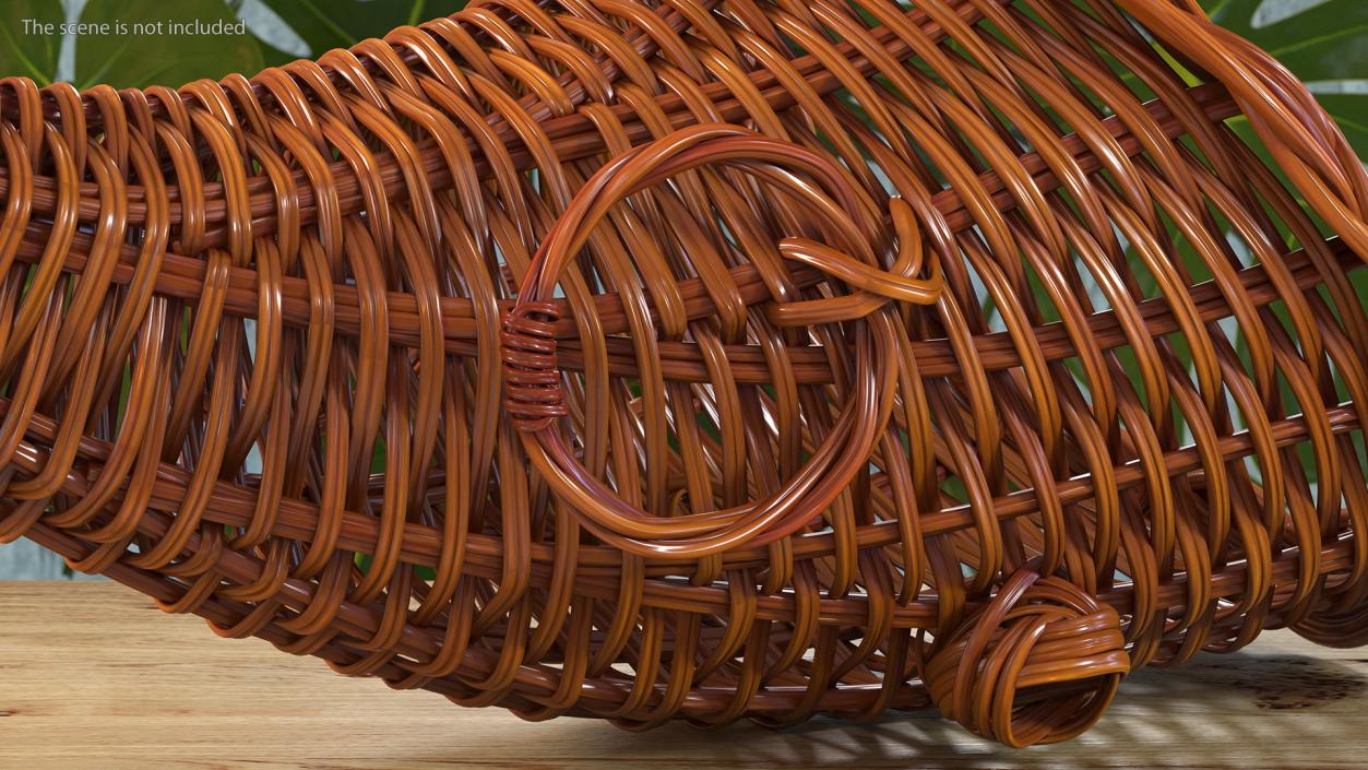 3D model Wicker Baskets Collection