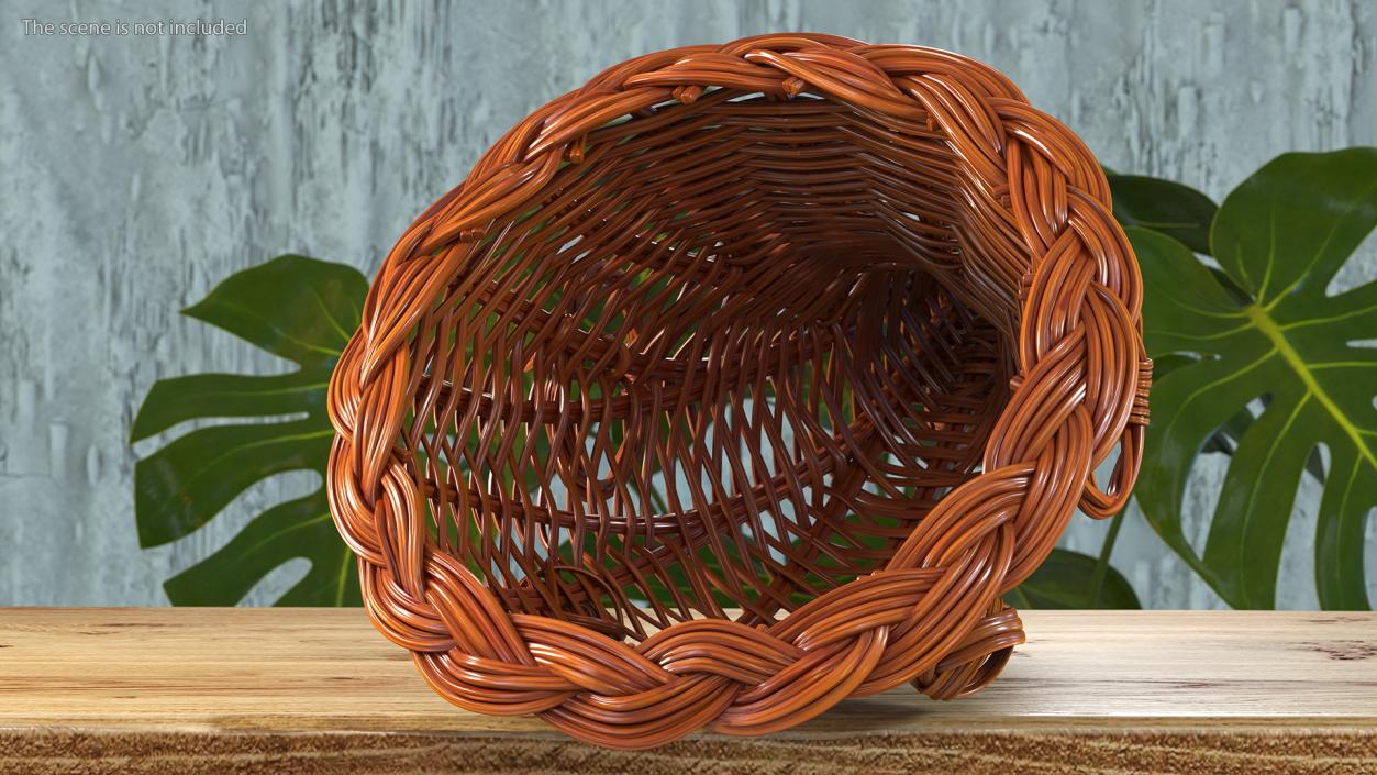 3D model Wicker Baskets Collection