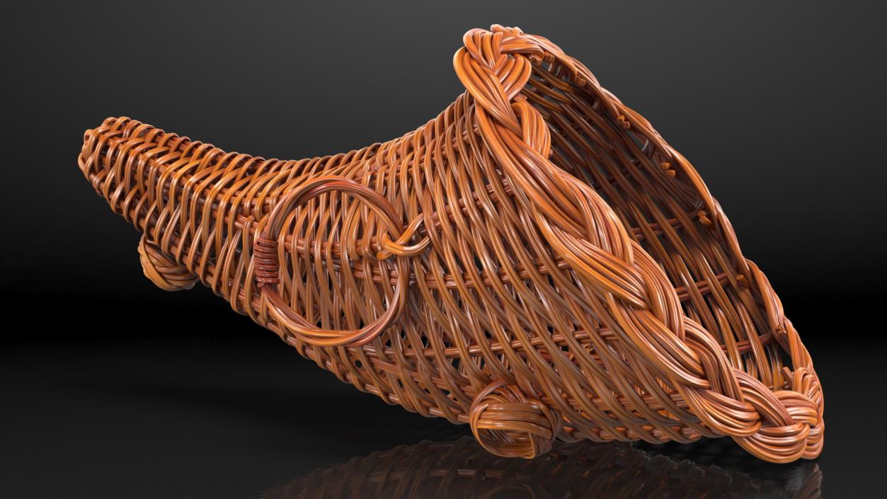 3D model Wicker Baskets Collection