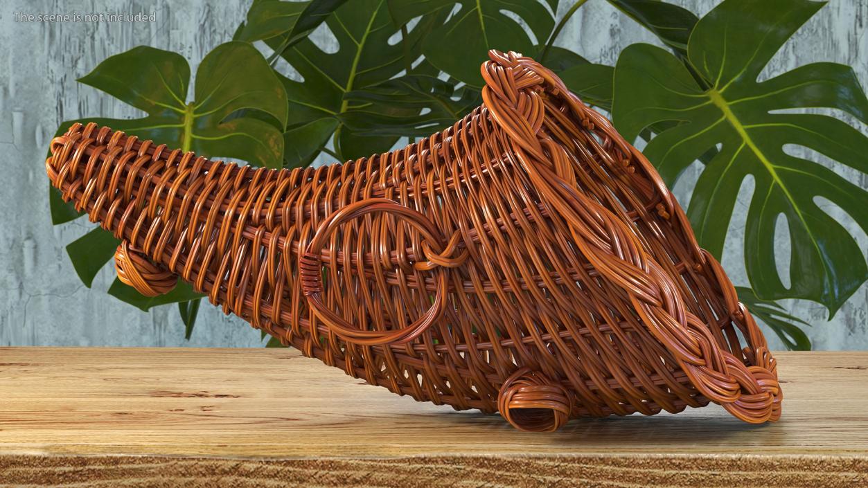 3D model Wicker Baskets Collection