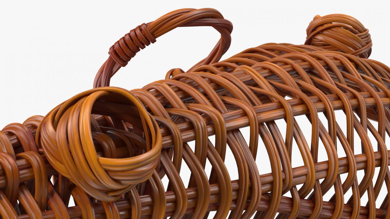 3D model Wicker Baskets Collection