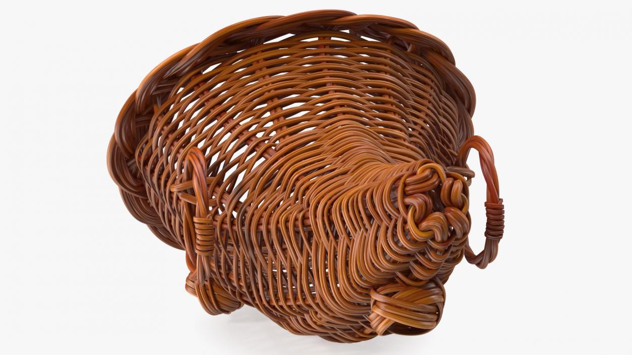 3D model Wicker Baskets Collection