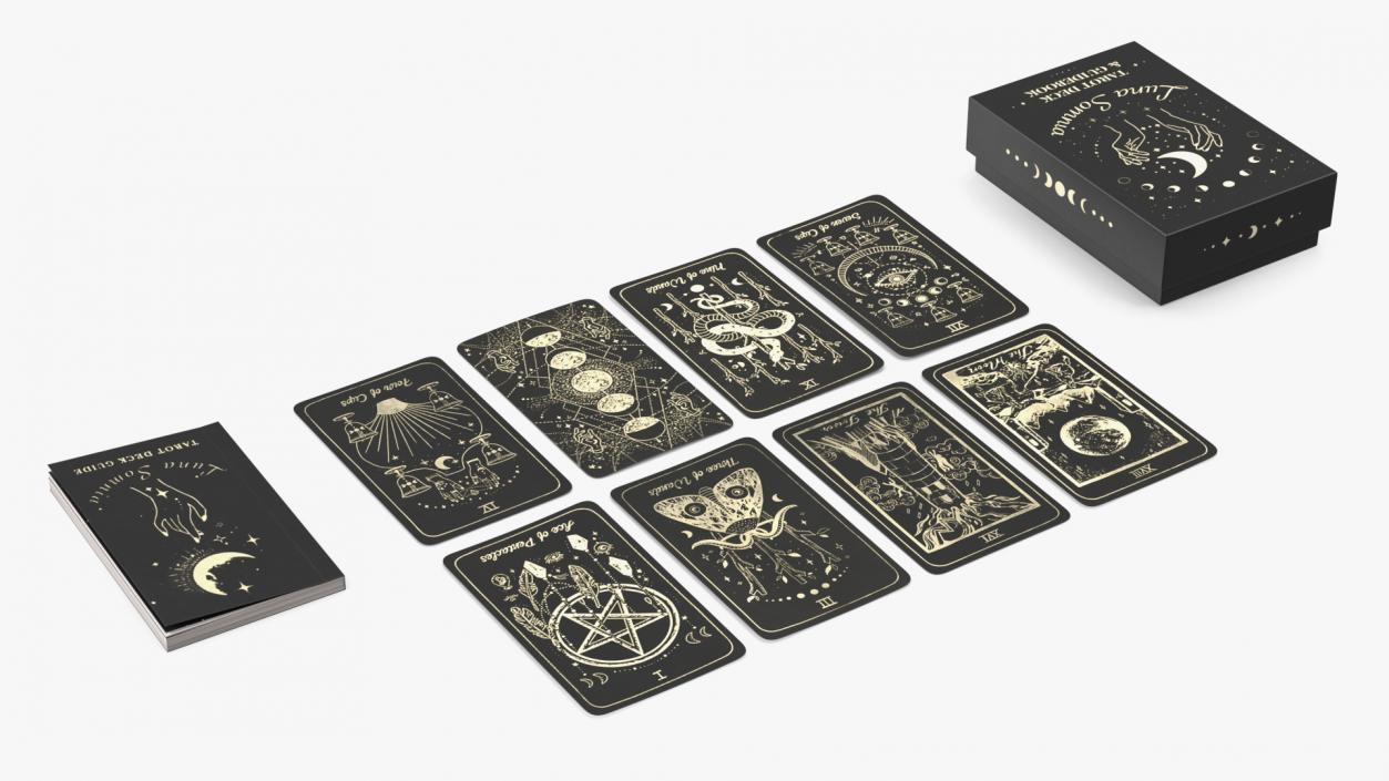 3D Luna Somnia Tarot Cards(1)