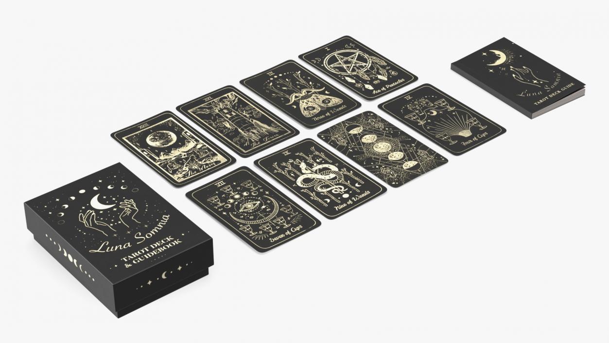 3D Luna Somnia Tarot Cards(1)