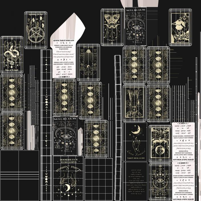 3D Luna Somnia Tarot Cards(1)