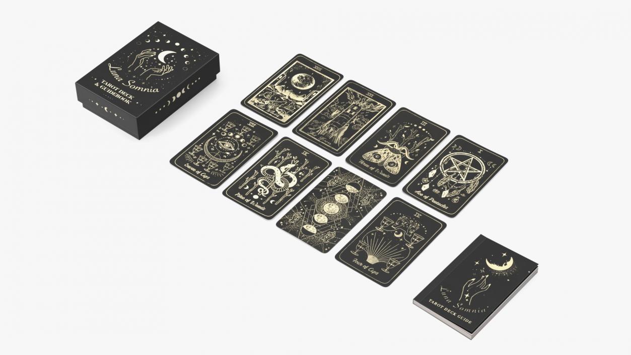 3D Luna Somnia Tarot Cards(1)