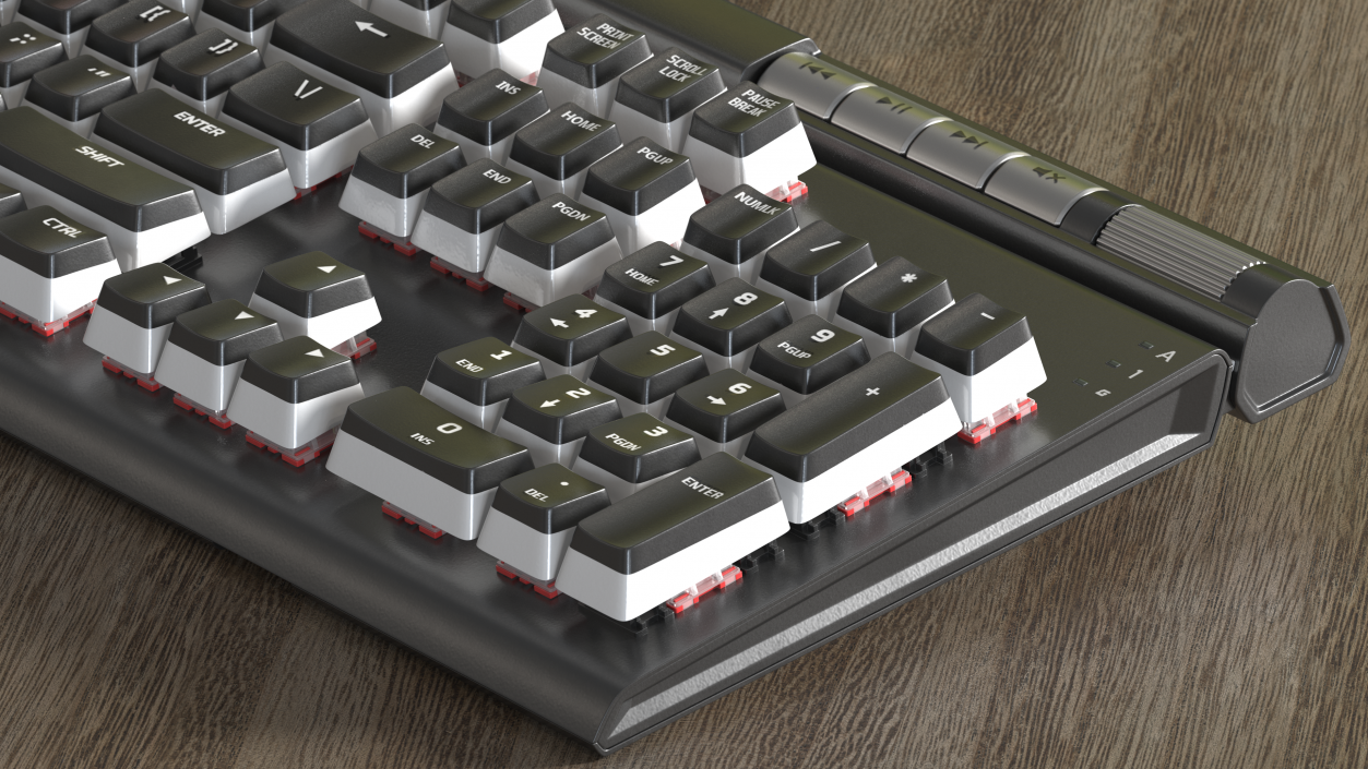 3D model RGB Mechanical Gaming Keyboard