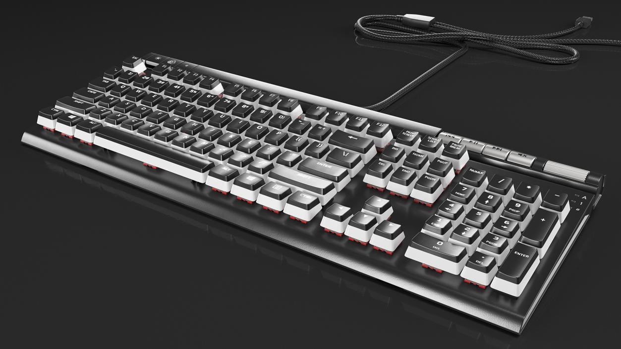 3D model RGB Mechanical Gaming Keyboard