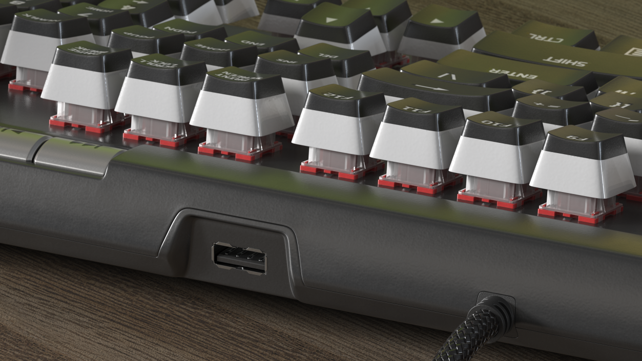 3D model RGB Mechanical Gaming Keyboard