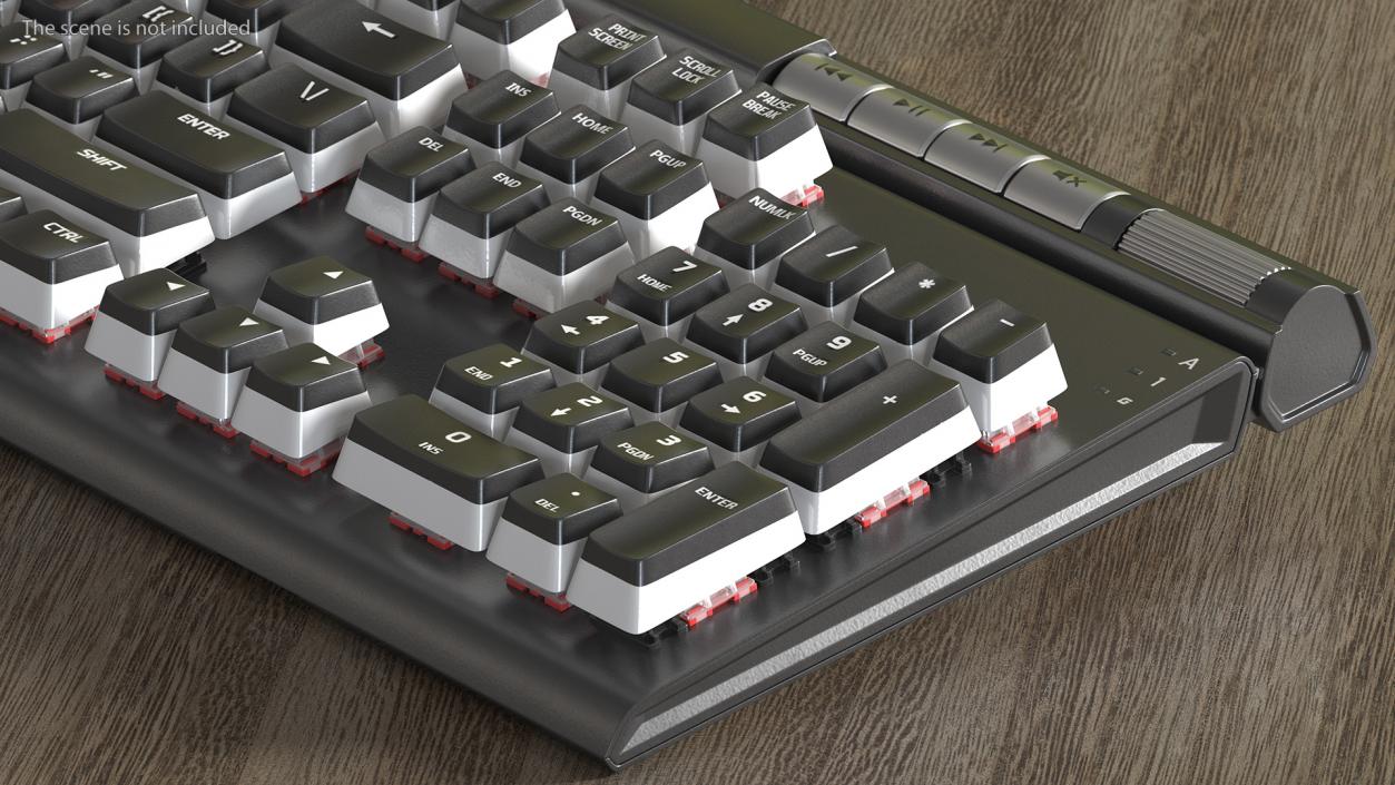 3D model RGB Mechanical Gaming Keyboard