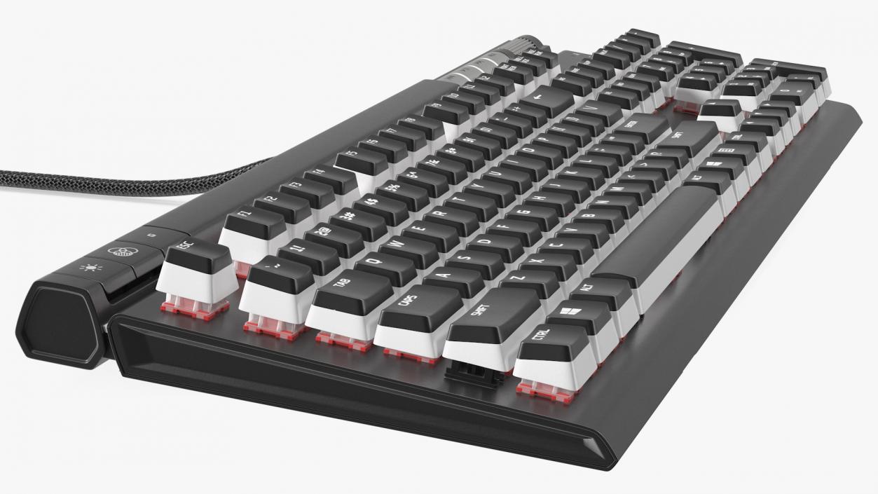 3D model RGB Mechanical Gaming Keyboard