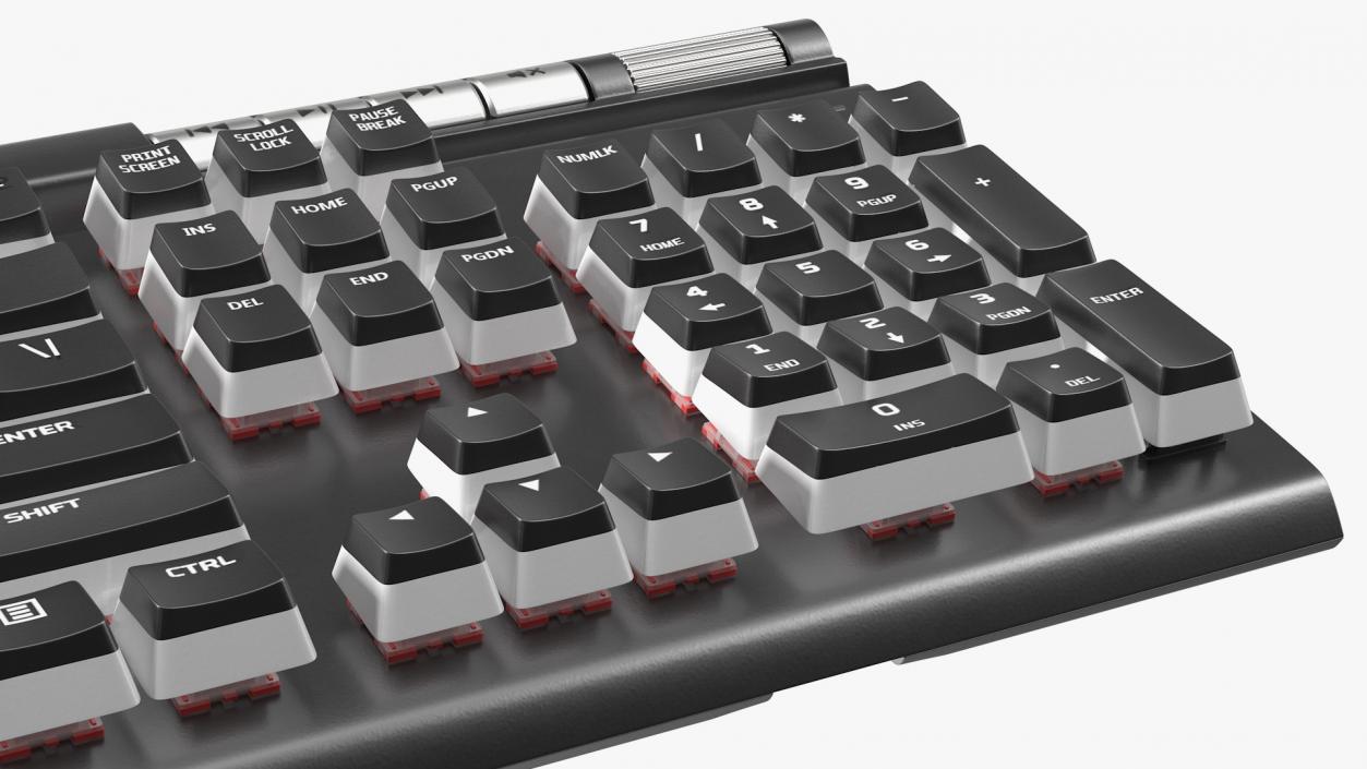 3D model RGB Mechanical Gaming Keyboard