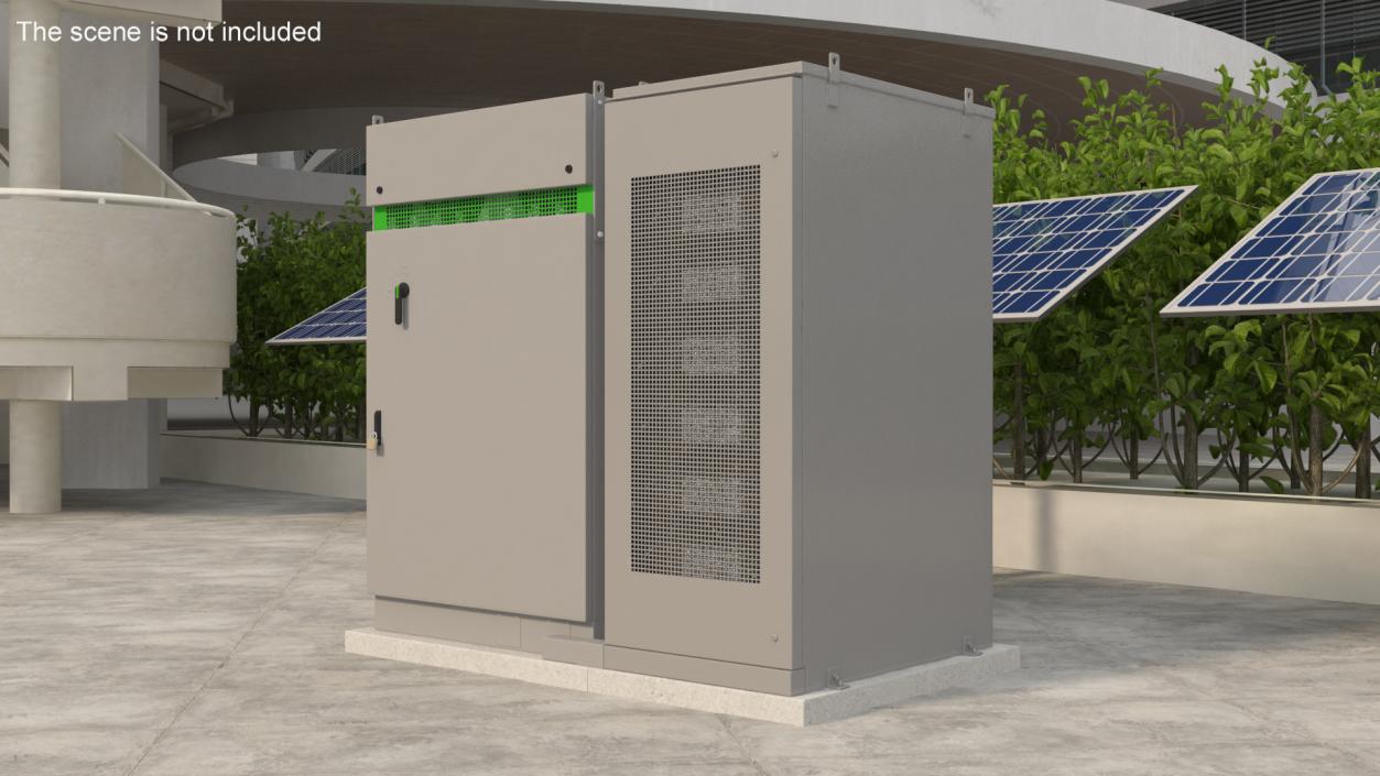 3D Energy Storage System Grey