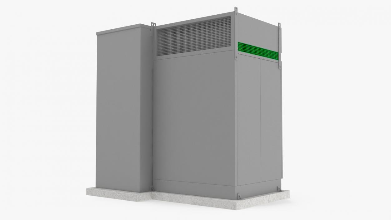 3D Energy Storage System Grey