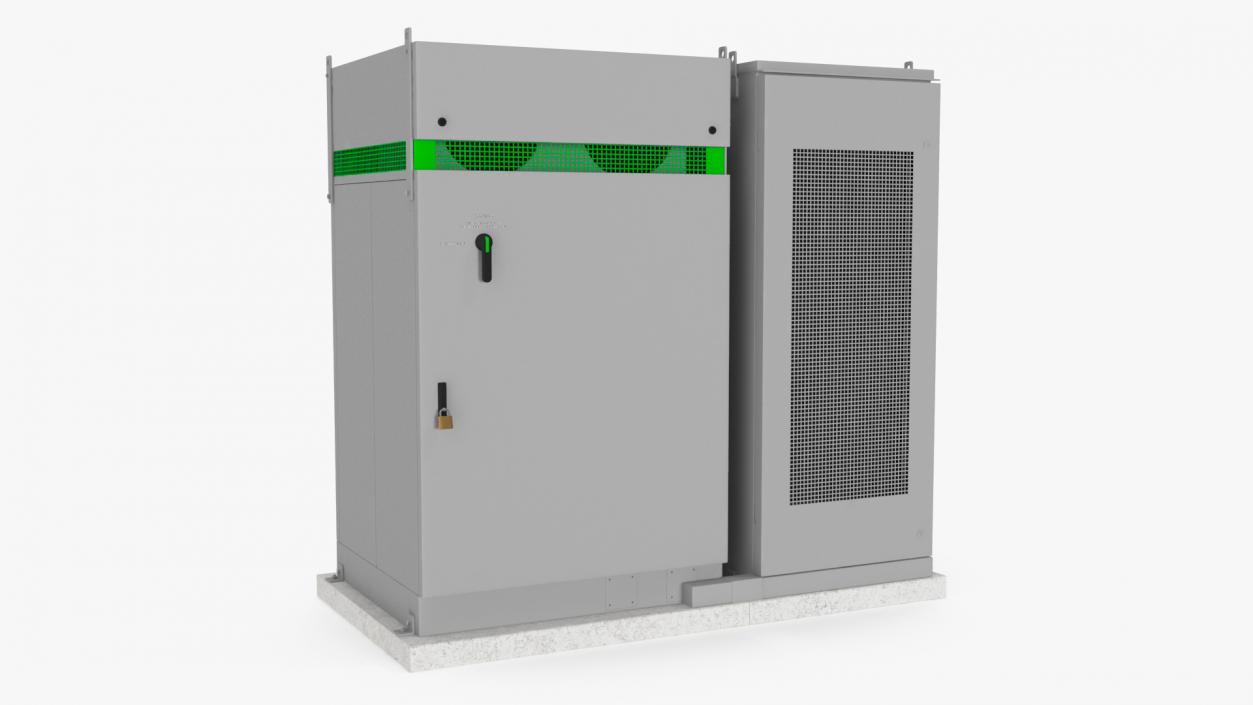 3D Energy Storage System Grey