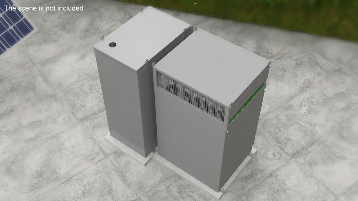 3D Energy Storage System Grey