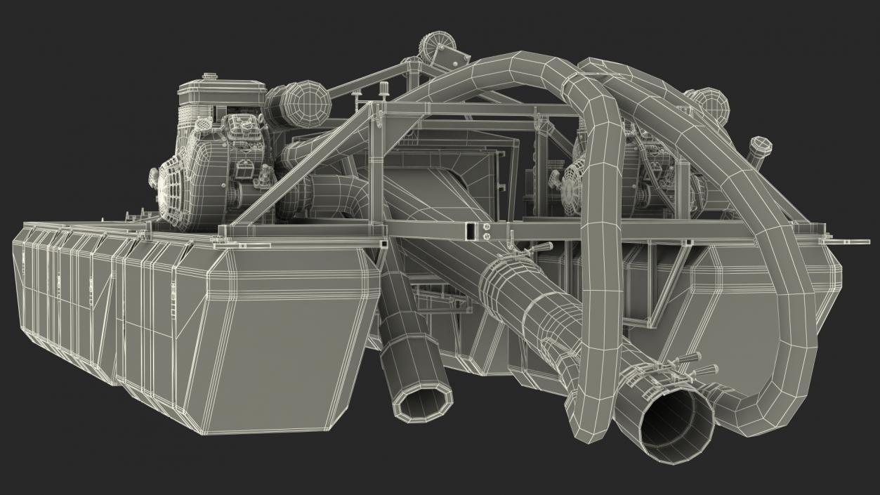 Equipment For Large-Scale Gold and Diamond Mining 3D model