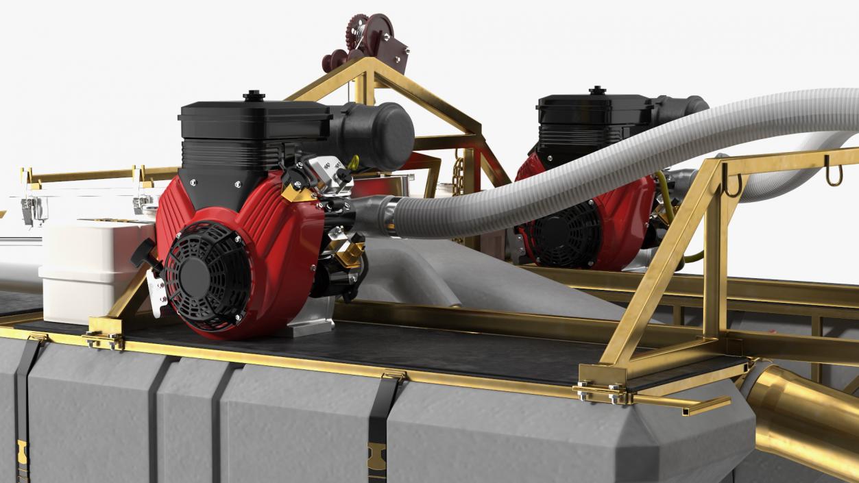 Equipment For Large-Scale Gold and Diamond Mining 3D model