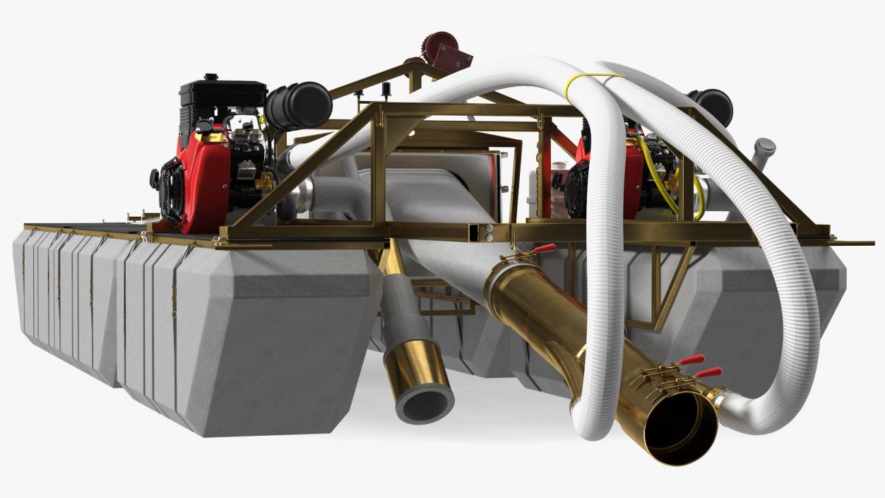 Equipment For Large-Scale Gold and Diamond Mining 3D model