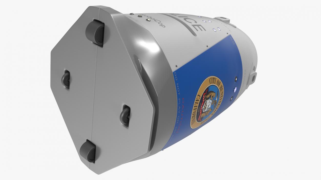 K5 Autonomous Police Surveillance Robot 3D model