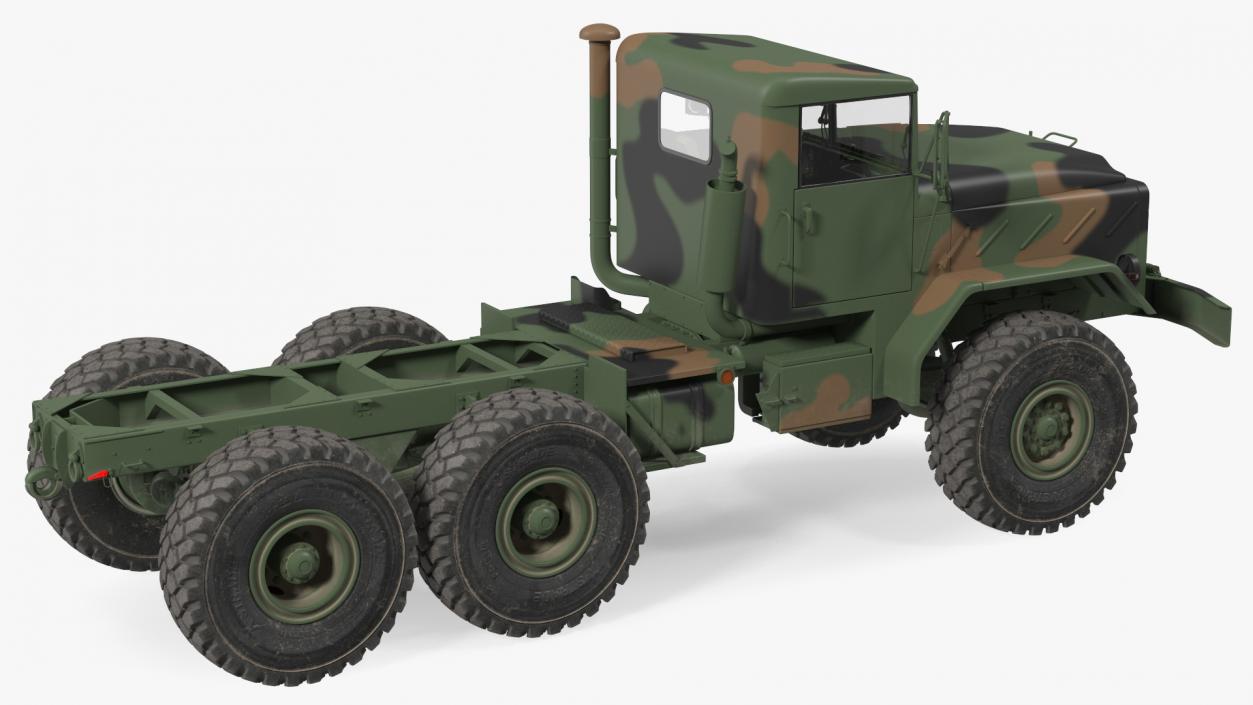 3D model M939 Military Truck Green