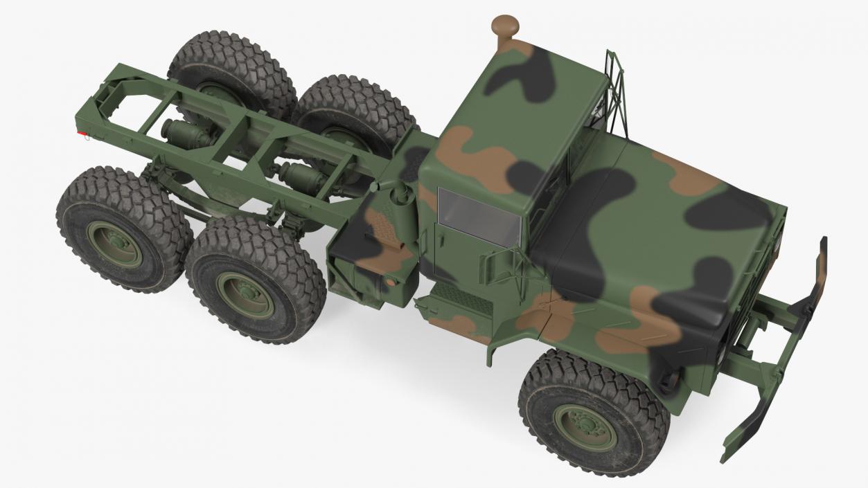 3D model M939 Military Truck Green