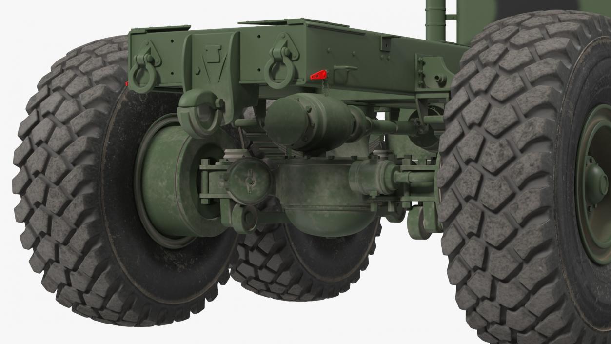 3D model M939 Military Truck Green