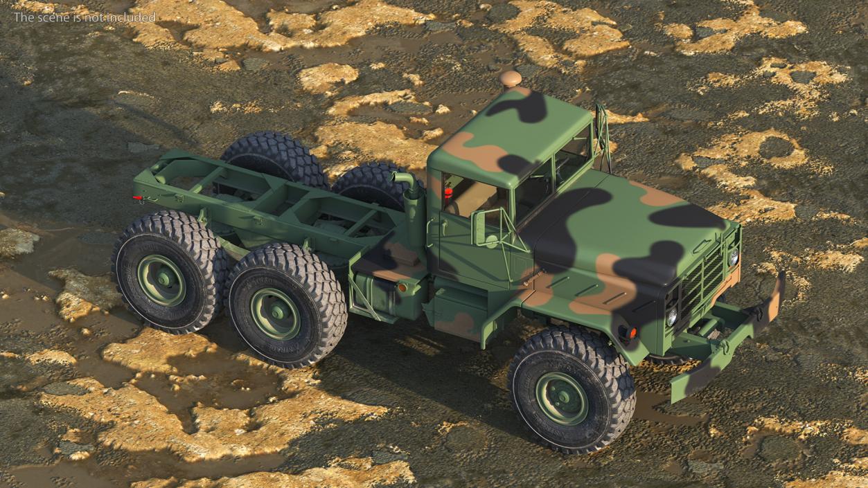 3D model M939 Military Truck Green