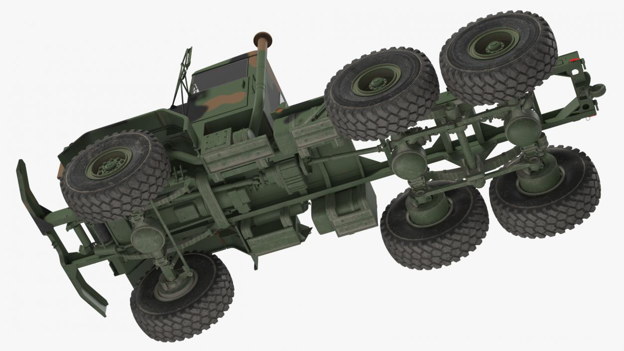 3D model M939 Military Truck Green