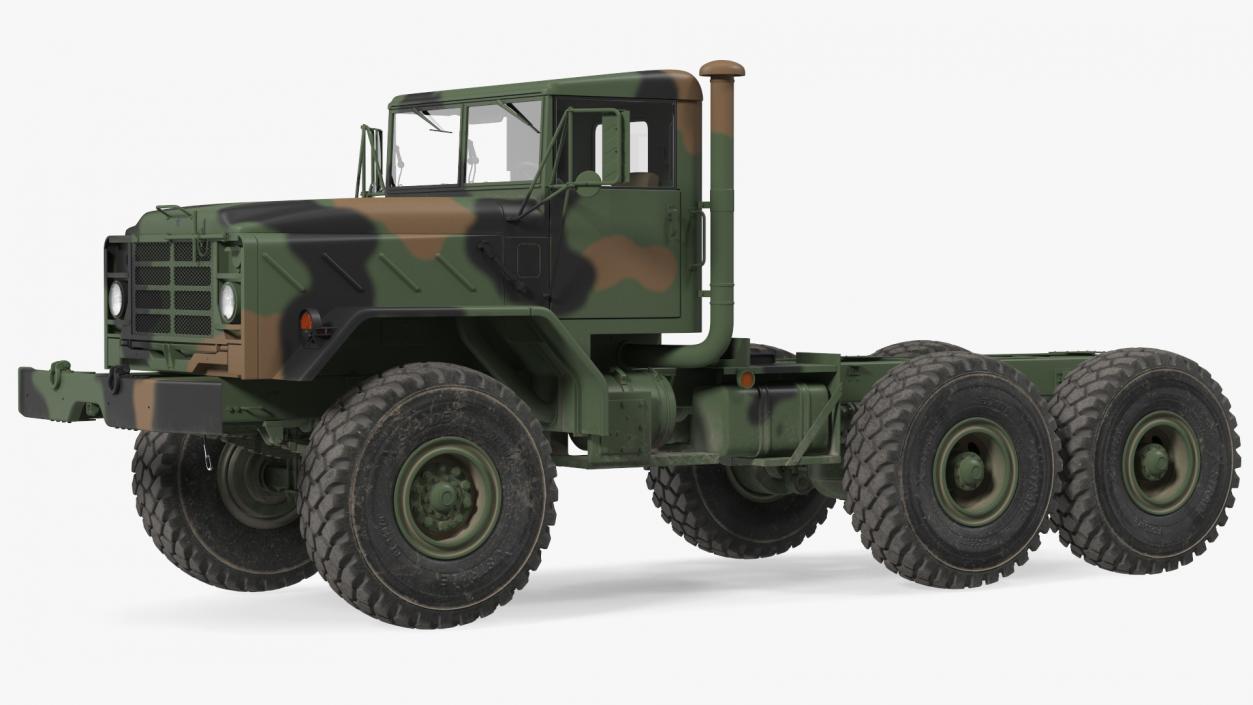 3D model M939 Military Truck Green