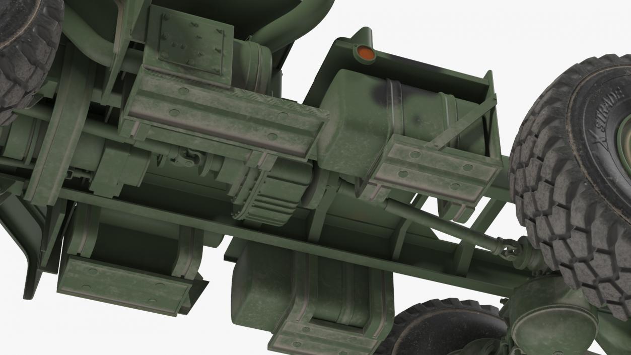 3D model M939 Military Truck Green