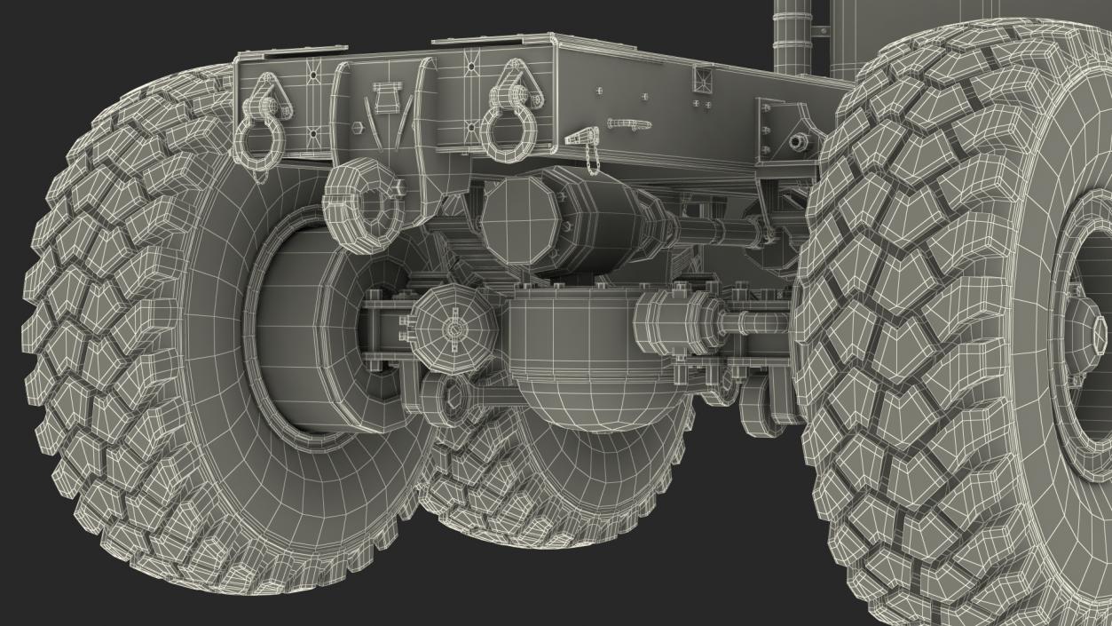 3D model M939 Military Truck Green