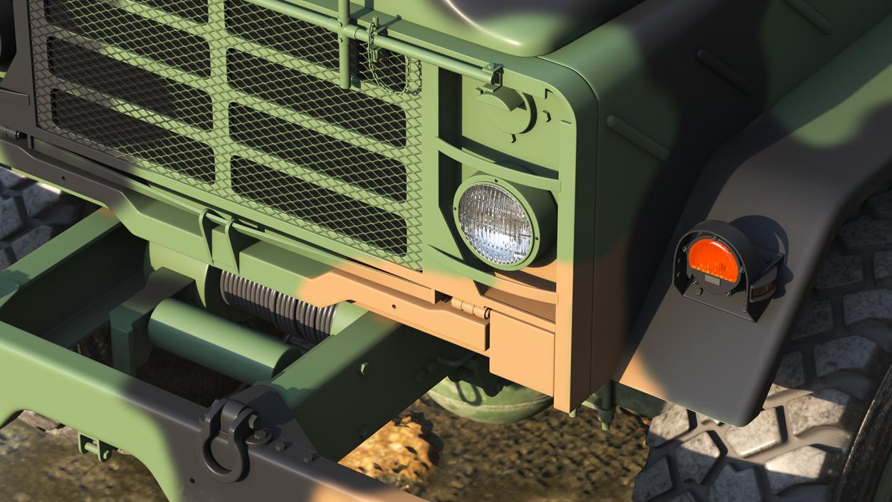 3D model M939 Military Truck Green