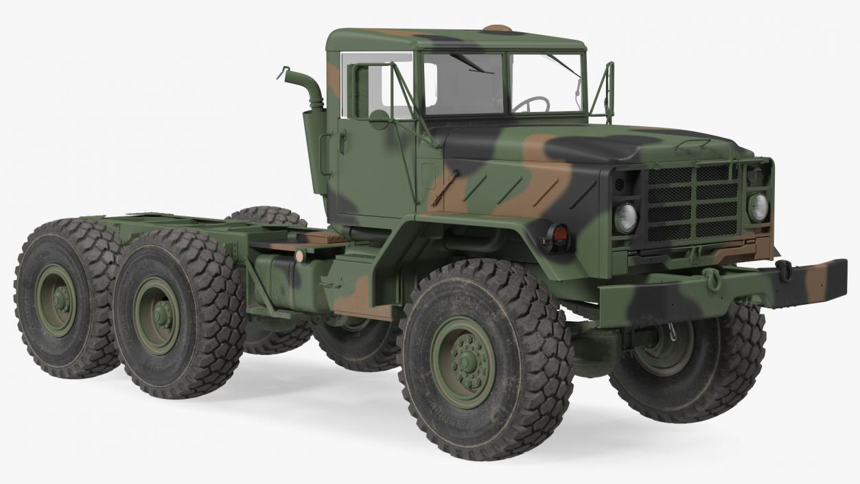 3D model M939 Military Truck Green