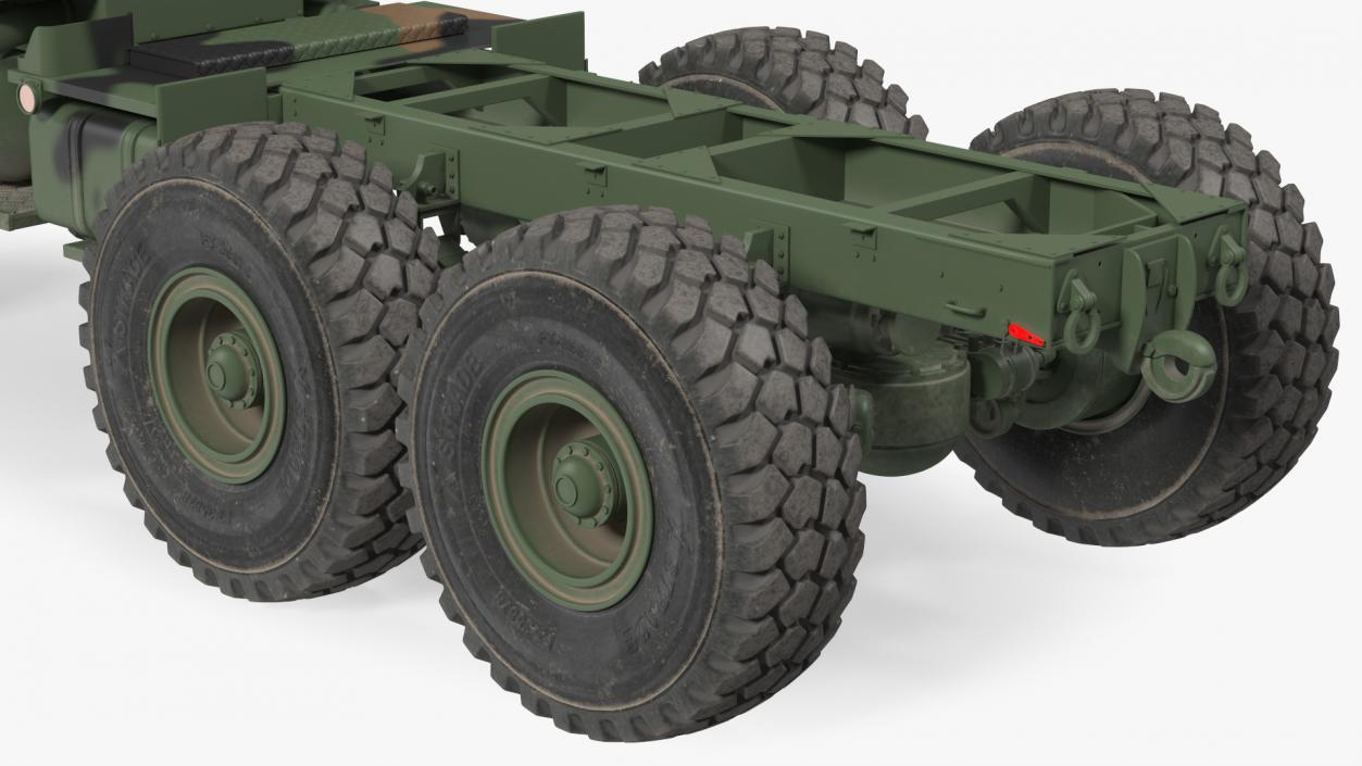 3D model M939 Military Truck Green