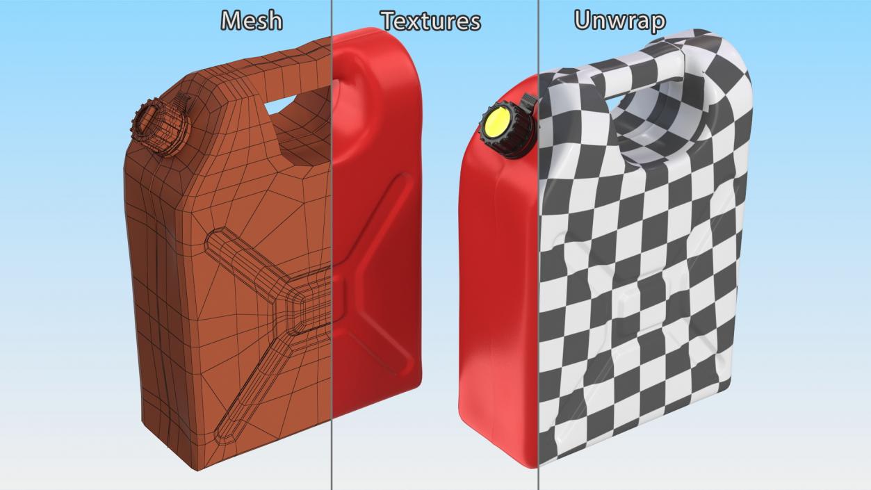 3D Fuel Container Canister model