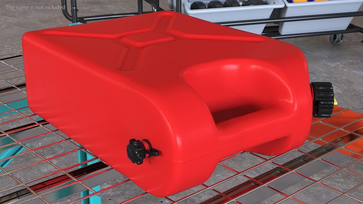 3D Fuel Container Canister model