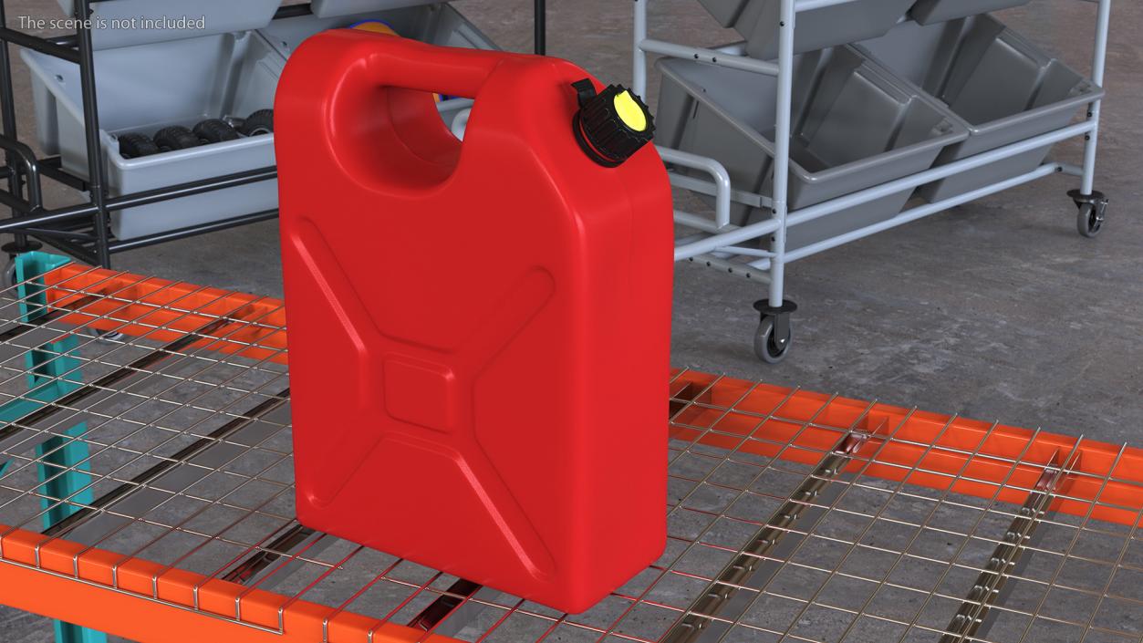 3D Fuel Container Canister model