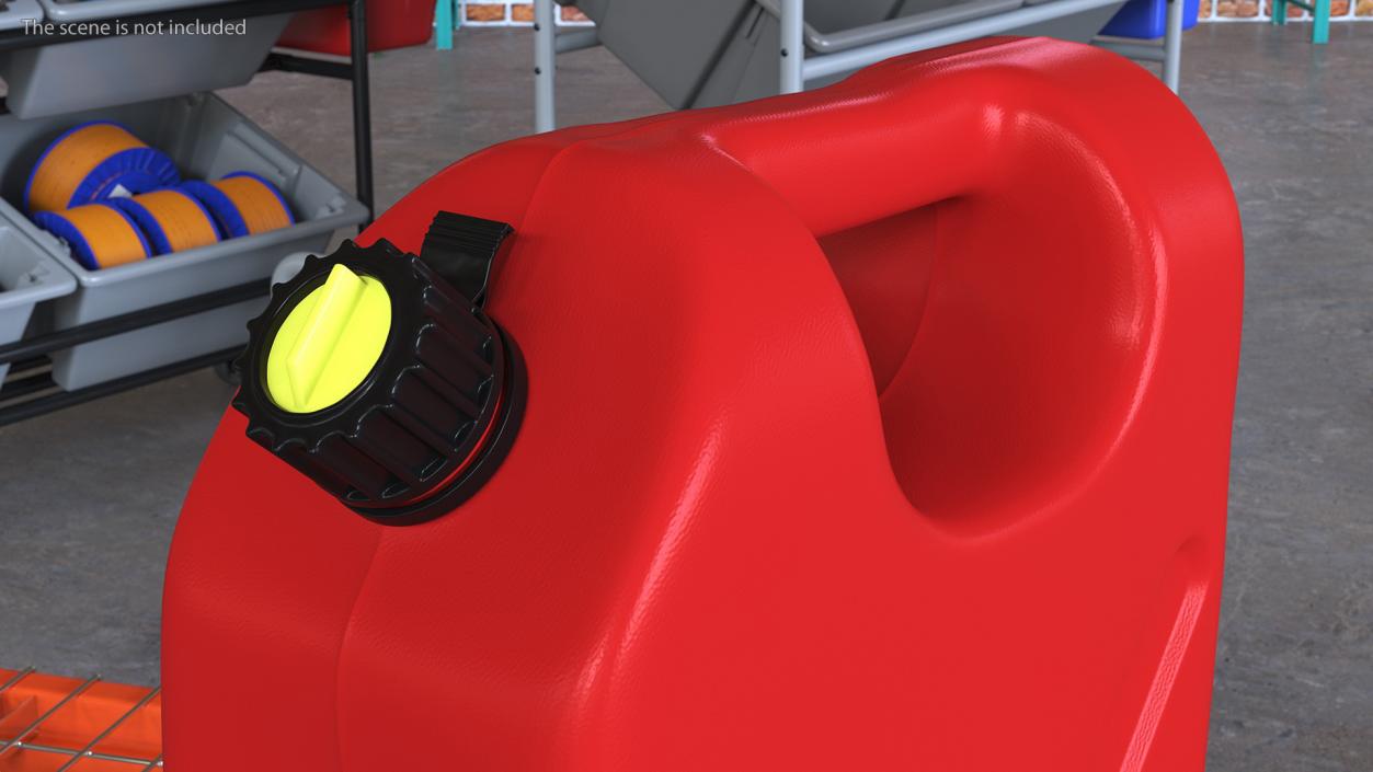 3D Fuel Container Canister model