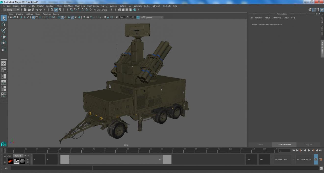 3D Missile Launcher at the Ready 2